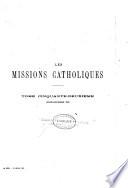 Les Missions catholiques