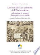 Les modalités de paiement de l’État moderne