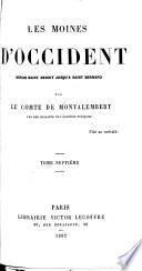 Les moines d'occident depuis Saint Benoit jusqu'a Saint Bernard