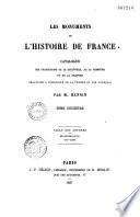 Les monuments de l'histoire de France