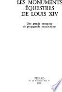 Les monuments équestres de Louis XIV