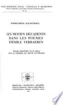Les motifs décadents dans les poèmes d'Émile Verhaeren