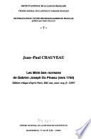 Les Mots bas-normans de Gabriel-Joseph Du Pineau (vers 1750)