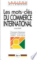 Les mots-clés du commerce international