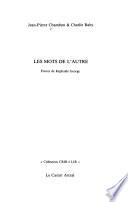 Les mots de l'autre