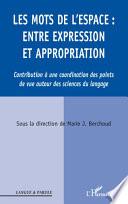 Les mots de l'espace