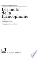 Les mots de la francophonie