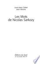 Les mots de Nicolas Sarkozy