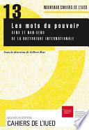 Les mots du pouvoir