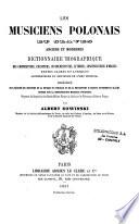 Les musiciens polonais et slaves anciens et modernes