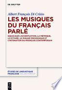 Les musiques du français parlé