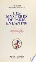 Les mystères de Paris en l'an 1789