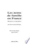 Les noms de famille en France