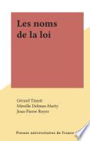 Les noms de la loi