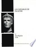 Les notables de Palmyre