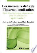 Les nouveaux défis de l'internationalisation