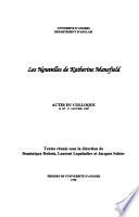 Les nouvelles de Katherine Mansfield