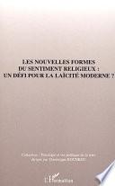 Les nouvelles formes du sentiment religieux