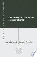 Les nouvelles voies du comparatisme - CLW 2 (2010)