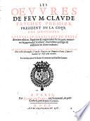 Les oeuvres de fev. M. Claude Fauchet