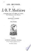 Les oeuvres de J.-B.P. de Molière: Estourdy, ou, Les contre temps, comédie