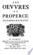 Les Oeuvres, de la traduction de M. D. M. A.D. V
