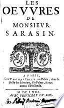 Les oeuvres de Monsieur Sarasin