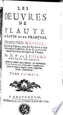 Les oeuvres de Plaute
