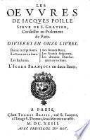 Les oeuvres, divisees en onze livres. L'Icare Francois