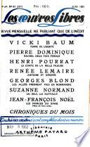 Les Oeuvres libres