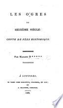 Les ogres du seizieme siècle