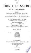 Les orateurs sacrés contemporains