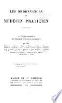 Les Ordonnances du médecin praticien