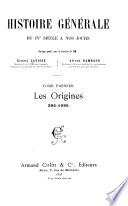 Les origines, 395-1095