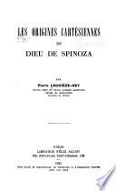 Les origines cartésiennes du Dieu de Spinoza