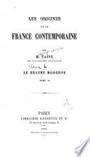 Les origines de la France contemporaine