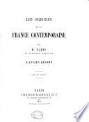 Les origines de la France contemporaine