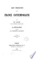 Les origines de la France contemporaine. L'ancien régime