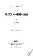 Les origines de la France contemporaine: ptie. L'ancien régime