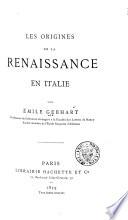 Les origines de la renaissance en Italie