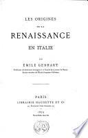 Les origines de la renaissance en Italie