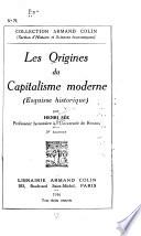 Les origines du capitalisme moderne