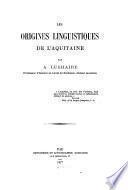 Les origines linguistiques de l'Aquitaine