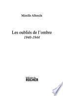 Les oubliés de l'ombre