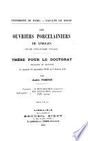 Les Ouvriers porcelainiers de Limoges