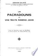 Les Pacradounis, ou, Une secte arméno-juive