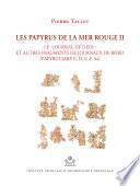 Les Papyrus de la Mer Rouge II