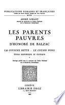Les Parents pauvres d'Honoré de Balzac