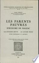 Les parents pauvres d'Honoré de Balzac