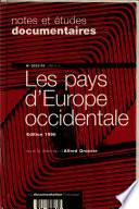 Les pays d'Europe occidentale en ...